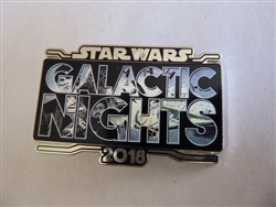 WDW - Star Wars Galactic Nights 2018 Event Pin