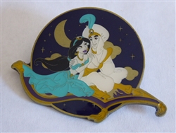 Disney Trading Pin 129238 Loungefly - Aladdin and Jasmine