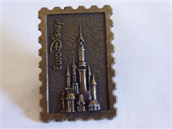 Disney Trading Pin 1293: EuroDisney Bronze Castle, Stamp Like Pin