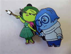 Disney Trading Pin 142004 DS - Flair - Inside Out - Disgust and Sadness