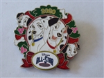 Disney Trading Pin 144629 WDW - Pongo and Perdita - Happy Holiday - All Star Resort