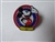 Disney Trading Pin 146778     Monogram - Mickey Mouse - Orange, Blue, and White - 2018