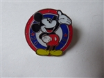 Disney Trading Pin 146778     Monogram - Mickey Mouse - Orange, Blue, and White - 2018