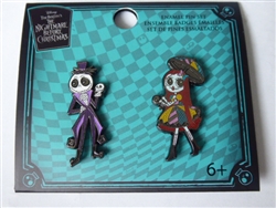 Disney Trading Pin 151273 Loungefly - Jack & Sally Dapper Set - Nightmare Before Christmas