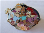 Disney Trading Pin 151667 Princesses - Cinderella & Jasmine & Ariel - Booster