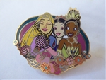 Disney Trading Pin 151668 Princesses - Rapunzel & Snow White & Tiana - Booster