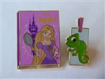 Disney Trading Pin 157017     Uncas - Rapunzel & Pascal - Princess Book & Bookmark - Mystery - Tangled