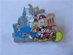 Disney Trading Pin 158881     WDW - Mickey, Minnie, Donald, Goofy, Pinocchio, Dumbo and Monstro - Watching a Parade - Magical Experience - Magic HapPins