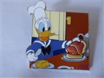 Disney Trading Pins 160067     DIS - Donald Duck - Three for Breakfast - Buttering Pancakes - Food D
