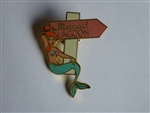 Disney Trading Pin 160399     Loungefly - Mermaid Lagoon - Peter Pan - Post Sign - Mystery