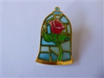 Disney Trading Pin  161160     Loungefly - Rose Jar - Beauty and the Beast - Mosaic - Stained Glass