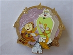 Disney Trading Pin 162421     PALM - Cogsworth, Lumiere, Wardrobe - Beauty And The Beast Iconic Series