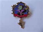 Disney Trading Pin 162492     Japan - Maleficent and Diablo - Sleeping Beauty - Thorns - Dragon Dangle - Raven