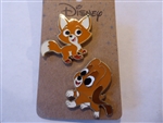 Disney Trading Pin 162708  Tod and Copper - Chibi Set - Fox and the Hound