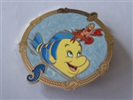 Disney Trading Pin 163749     PALM - Flounder and Sebastian - Little Mermaid Iconic - Jumbo