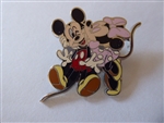 Disney Trading Pin 163909     Loungefly - Minnie Giving Mickey A Kiss - Date Night - Mystery
