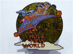 Disney Trading Pin 16657 Magical Musical Moments - A Whole New World (Lime) Musical