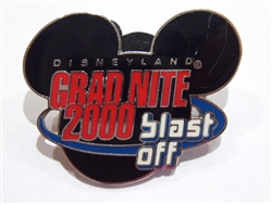 Disney Trading Pin 1746 Grad Nite 2000 Disneyland Blast Off Lapel Pin