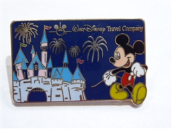 Disney Trading Pin Walt Disney Travel Company 2003 Pin - Mickey & Sleeping Beauty's Castle