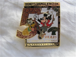 Disney Trading Pins 21212 WDW - Disney's Animal Kingdom - 5 Years of Adventure and Magic (Passholder)