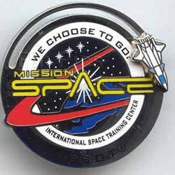 Disney Trading Pin Mission Space: International Space Training Center (Slider/3D)