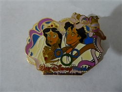 Disney Trading Pins 2169 WDW - 2000 Wedding Series (Jasmine & Aladdin / July)