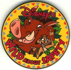 Disney Trading Pins Disney's Wild About Safety (Logo Pin)