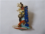 Disney Trading Pin 24464     DLR - Hawaii 3-0 (Mickey, Donald, Goofy) 3D