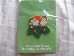 Disney Trading Pins 2527: Disneyana 2000 Small World Series -- # 9 'And a Smile Means Friendship to Everyone'