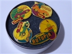 Disney Trading Pins 2617 WDTC - Disneyland - Autopia Reopening (4 Pin Boxed Set)