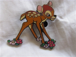 Disney Trading Pins 29035: Bambi & Thumper on Flowers 2 Pin Set (Bambi)