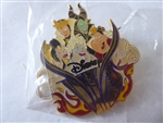 Disney Trading Pins 2940     DLR - Maleficent, Evil Queen, Ursula, Queen of Hearts and Cruella De Vil - Disney Divas Event Logo Pin