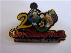 Disney Trading Pin 3: Celebrate The Future Hand in Hand - 2000 (Mickey, Donald, Goofy)