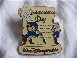 Disney Trading Pin 30303: WDW - Independence Day 2004 (Chip & Dale)