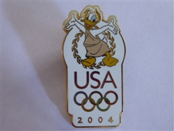 Disney Trading Pin 30891 USA Olympic Logo - Donald Duck