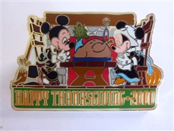 Disney Trading Pin   3109 Happy Thanksgiving 2000
