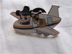 Disney Trading Pins 31236: WDW - Travel Company 2004 Pilot Mickey & Pluto