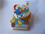 Disney Trading Pin 32118     JDS - Donald Duck - 12 Drummer Drumming - Twelve Days of Christmas