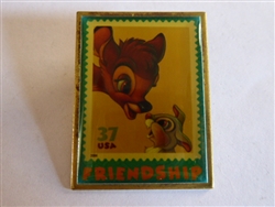 Disney Trading Pin USPS - The Art of Disney Stamp (Bambi & Thumper)
