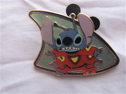Disney Trading Pin 39741 Deluxe Starter Set - Lanyard and 8 Pin Set (Alien Stitch Standing in Red)