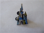 Disney Trading Pin 42837 DisneyShopping.com - Disneyland Advent Calendar Holiday Pin Series - Blue, Purple, and Green Castle