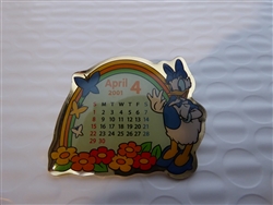 Disney Trading Pin 4535 TDL - April 2001 Calendar (Daisy)