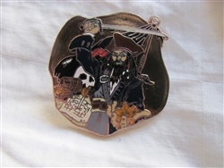 Disney Trading Pin 47098: DLR - Pirates of the Caribbean 'Legend of the Golden Pins' - Starter Set - Captain Jack Sparrow Pin