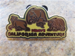 Disney Trading Pins 4720 DLR/DCA - Trio of Bears with Disney's California Adventure
