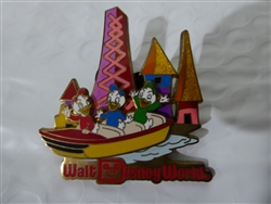 Disney Trading Pin 48052 WDW - Retro Walt Disney World Collection - Fantasyland with Huey, Dewey & Louie