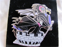 Disney Trading Pin 48203: Maleficent and Dragon on Tower