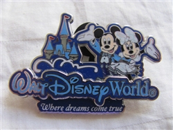 Disney Trading Pin 50209: WDW - Where Dreams Come True - Mickey and Minnie
