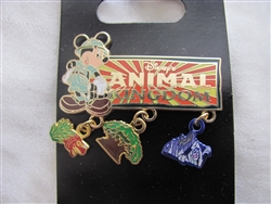 Disney Trading Pin 51856: WDW - Disney's Animal Kingdom® Theme Park Logo - Mickey Mouse (Dangle)