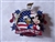 Disney Trading Pin 54223 WDW - Independence Day 2007 - Mickey, Donald & Tinker Bell (Jumbo)