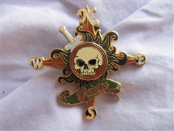 Disney Trading Pin 55136: Pirates of the Caribbean - Skull and Compass